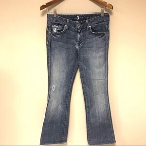 👠7 for all mankind jeans “ A pocket” size 27